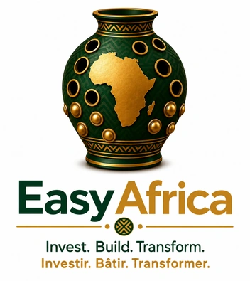 Logo complet Easy Africa avec ses signatures officielles française et anglaise