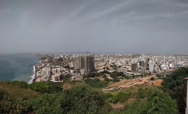 Dakar depuis le phare des Mamelles, Sénégal.