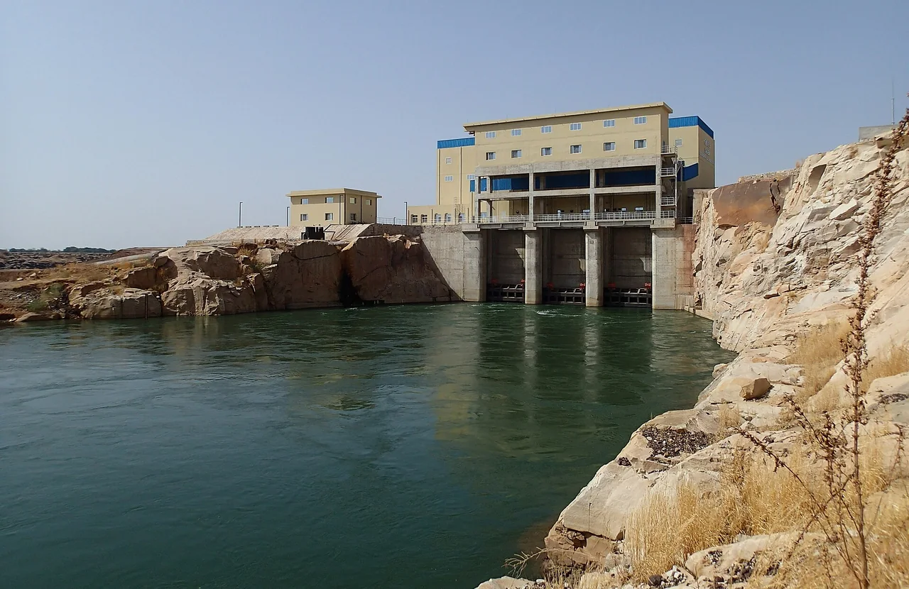 Centrale hydroélectrique de Félou, Mali.